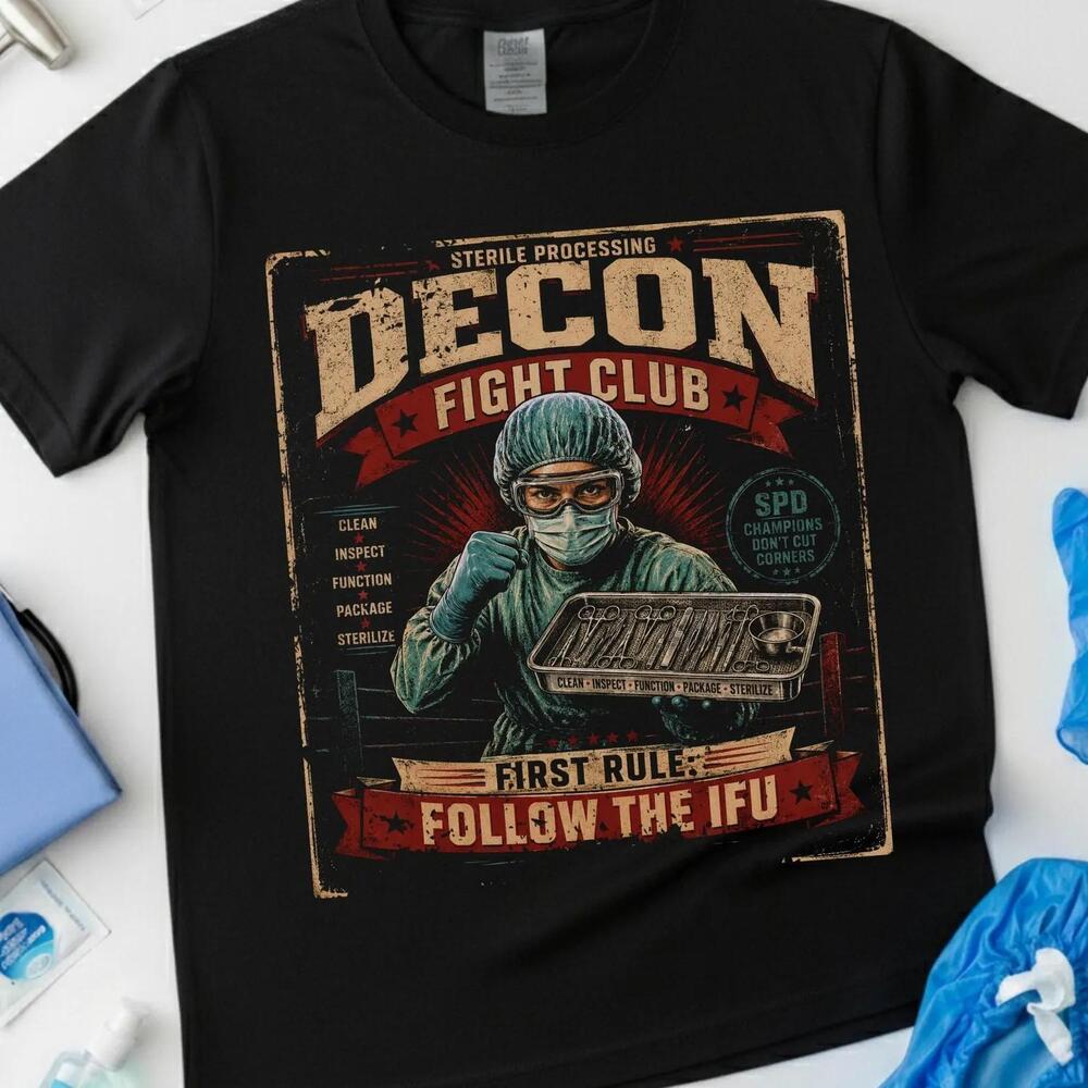 Sterile Processing Technician Shirt, Funny Decon Fight Club Gift For Tee